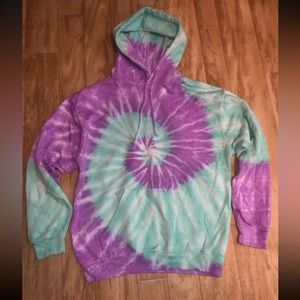 Womens tie dye hoodie